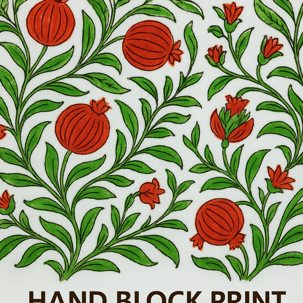 Handmade Hand Block Print Fabrics